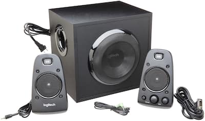 Logitech Z623 2.1 Speaker System (3 Piece) for PC Black 980-000402 Logitech Z623 2.1 Speaker System (3 Piece) for PC Black 980-000402