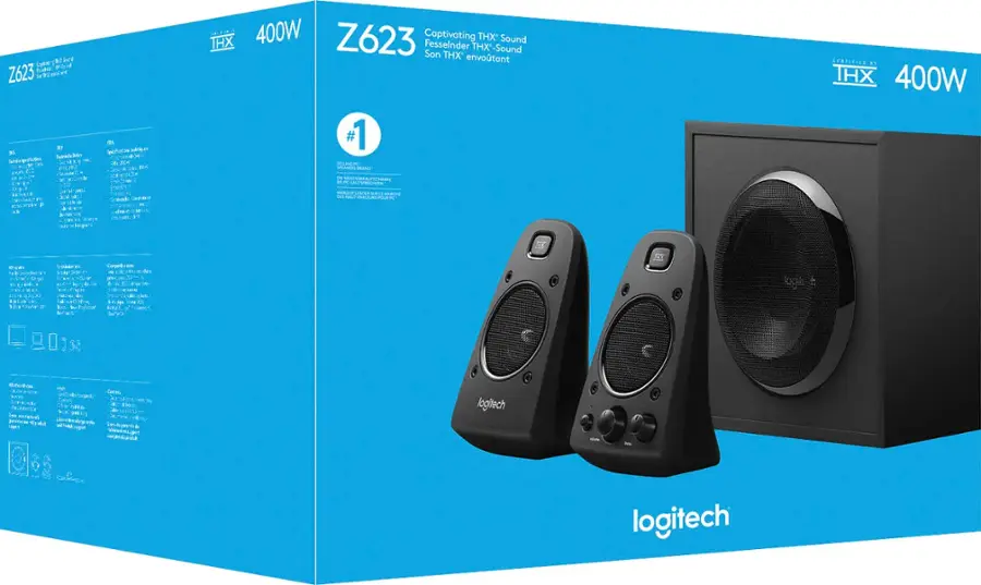 Logitech Z623 Speaker System (3 Piece) for PC Black 980-000402