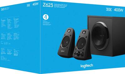 Logitech Z623 2.1 Speaker System (3 Piece) for PC Black 980-000402 Logitech Z623 2.1 Speaker System (3 Piece) for PC Black 980-000402