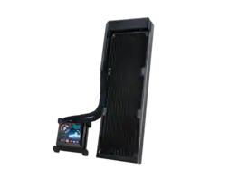 Lian Li - Hydroshift 360 AIO - Side-Mount Cool Path - 2.88 LCD - 480x480 Res - No Fan, (HSLCD36NB) - Black