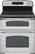 Front Standard. GE - 30" Self-Cleaning Freestanding Double Oven Electric Convection Range - Stainless-Steel.