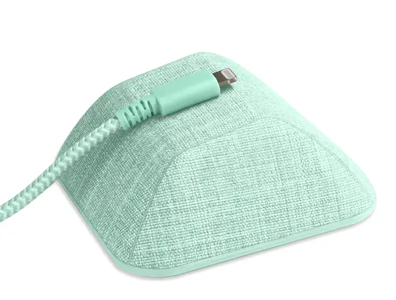 Front. Smartish - Smartish Magnetic Cord Holder - Cable Wrangler Desktop Charger Organizer - Teal Me More - Teal Me More.