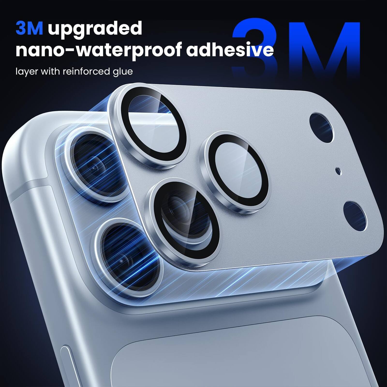 3M upgraded nano-waterproof adhesive layer with reinforced glue