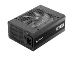 CORSAIR - HXi Series HX1500i 80 PLUS Platinum Fully Modular Ultra Low-Noise ATX 3.1 and PCIE 5.1 Power Supply - Black - Front_Zoom