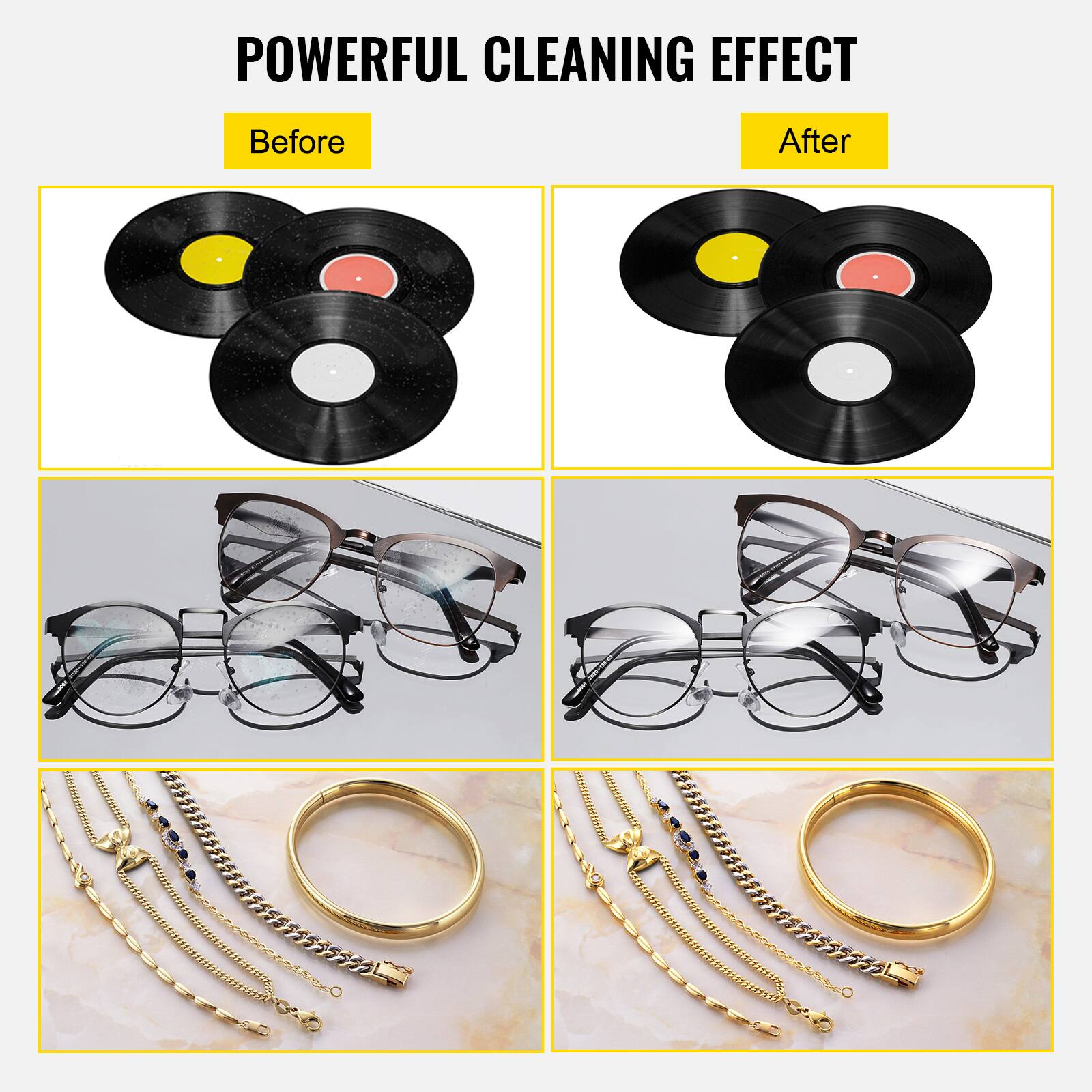 POWERFUL CLEANING EFFECT

Before

After