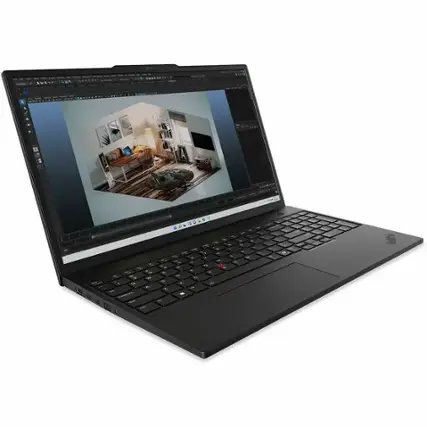 Front. Lenovo - Lenovo ThinkPad P16s Gen 3 21KS001CUS 16" Mobile Workstation - WUXGA - Intel Core Ultra 5 125H - 16 GB - 512 GB SSD - En - Black.