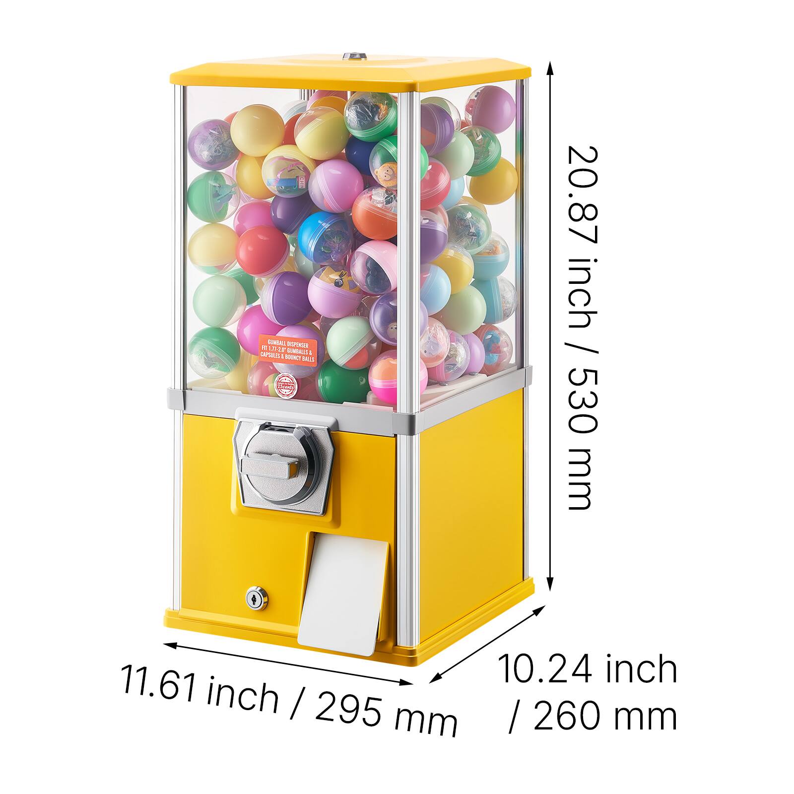 SONBALL FKE LA in SAPTOUS NUMILLS. S 1LZ Dr 20.87 inch / 530 mm 11.61 inch / 295 mm 10.24 inch / 260 mm