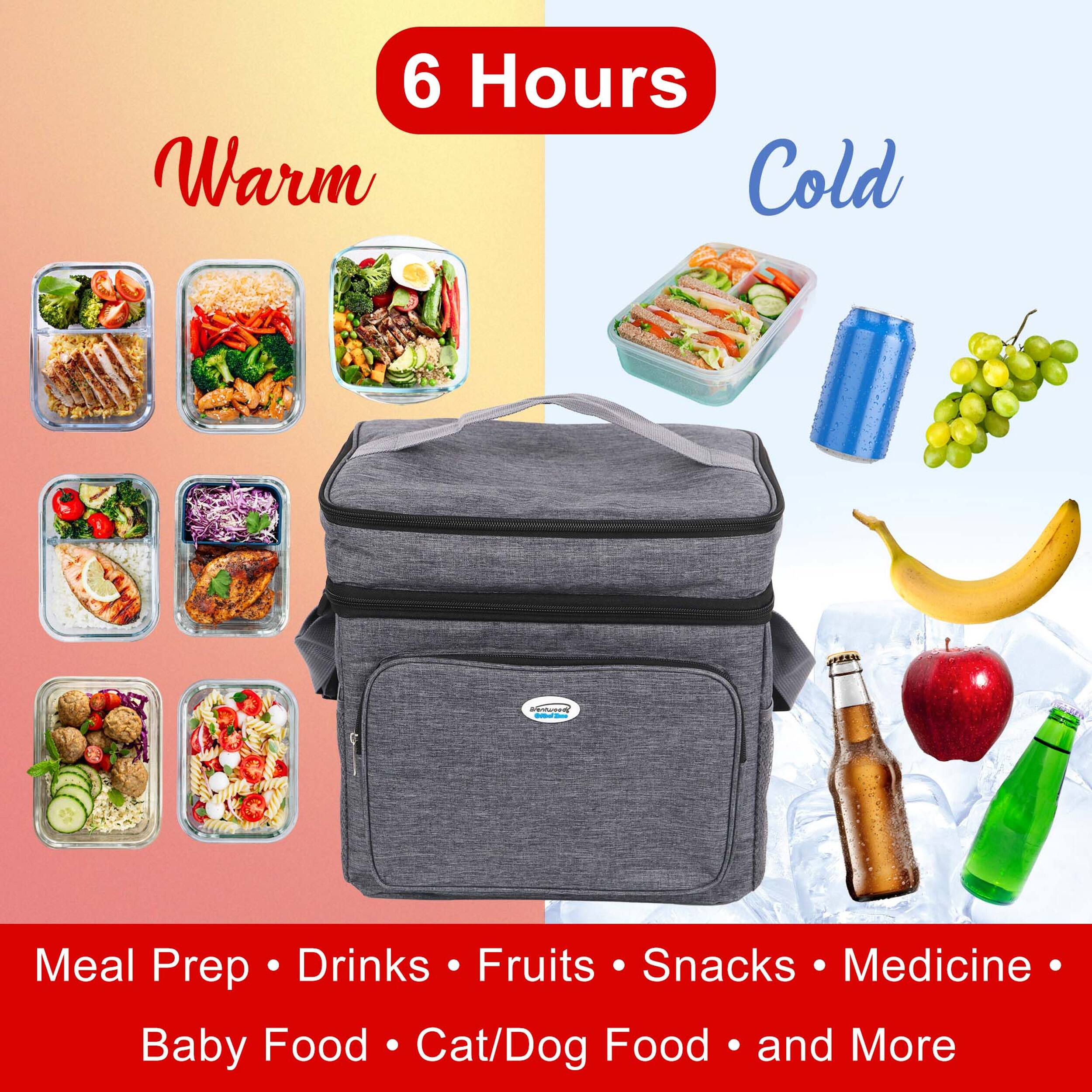 6 Hours Warm Cold / Meal Prep Drinks Fruits Snacks Medicine Baby Food Cat/Dog Food and More