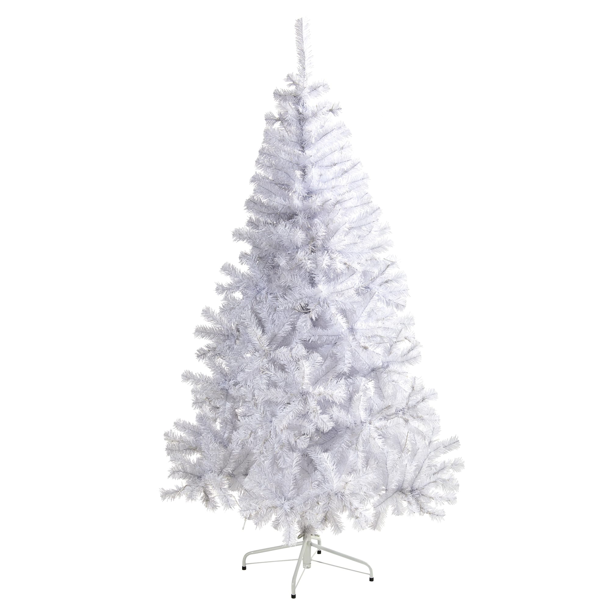 BreeBe - 6' Artificial Christmas tree with 680 tips - White