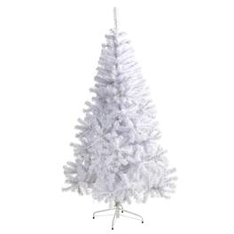 BreeBe - 6' Artificial Christmas tree with 680 tips - White