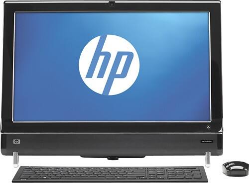 Front Standard. HP - Factory-Refurbished TouchSmart All-In-One Computer / Intel® Core™ i3 Processor / 23" Display / 4GB Memory.