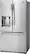 Left. LG - 19.8 Cu. Ft. Counter-Depth French Door Refrigerator.