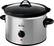 Front Standard. Rival - 6-Quart Slow Cooker - Stainless-Steel/Black.