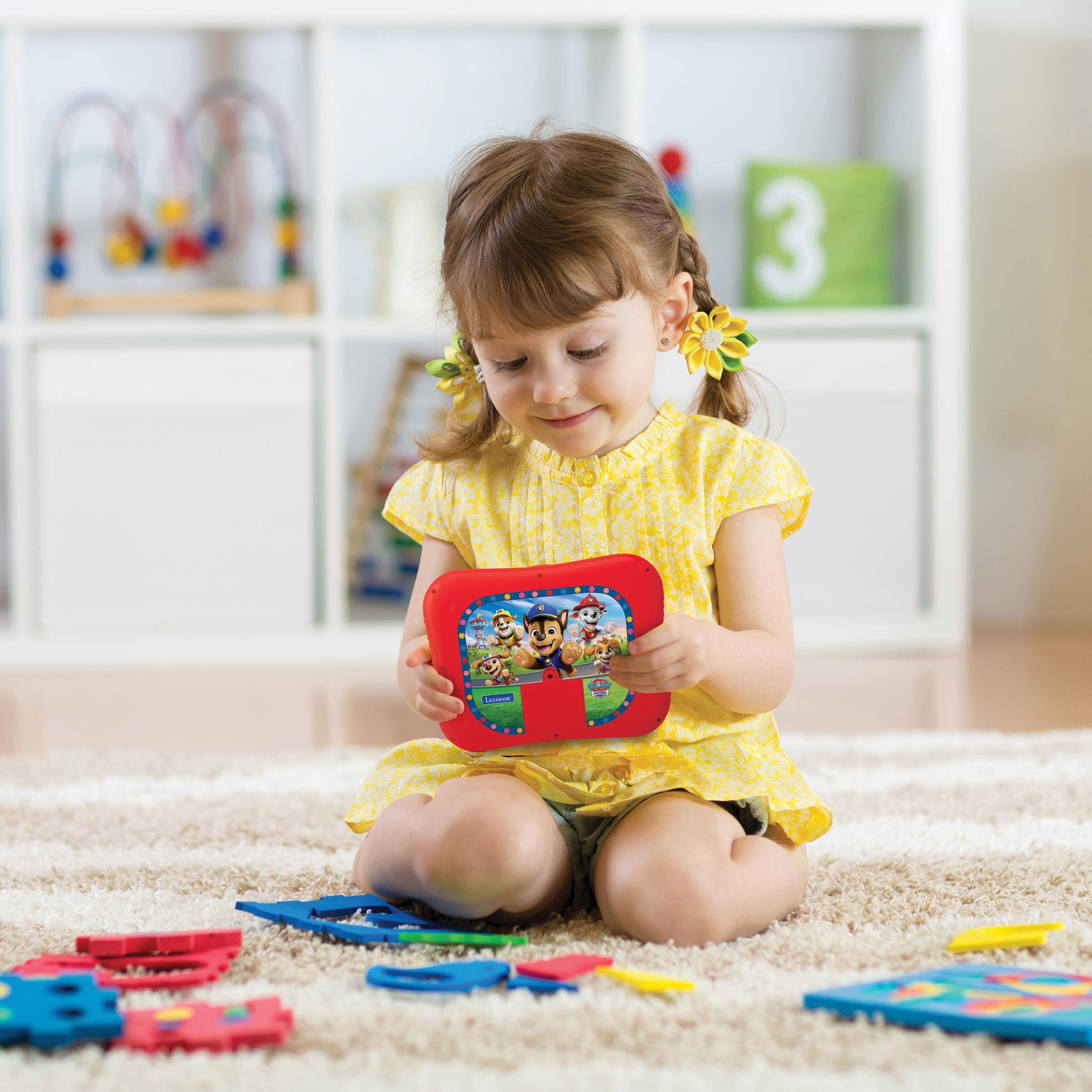 Alt View 6. Lexibook - Bilingual Talking Tablet Paw Patrol with Touch Keys, Red Blue.
