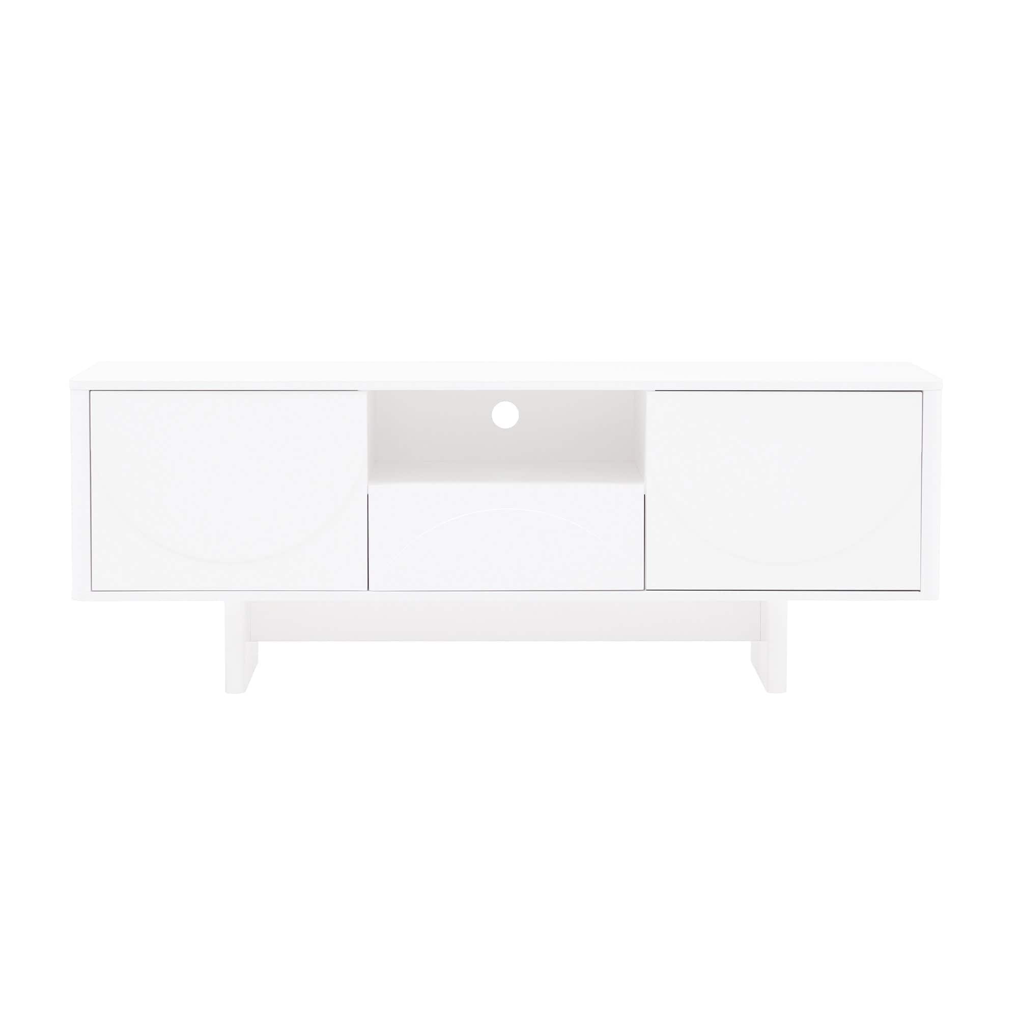 "Manhattan Comfort - Ella Modern 59"" TV Stand - White" price history on PriceWatchPro
