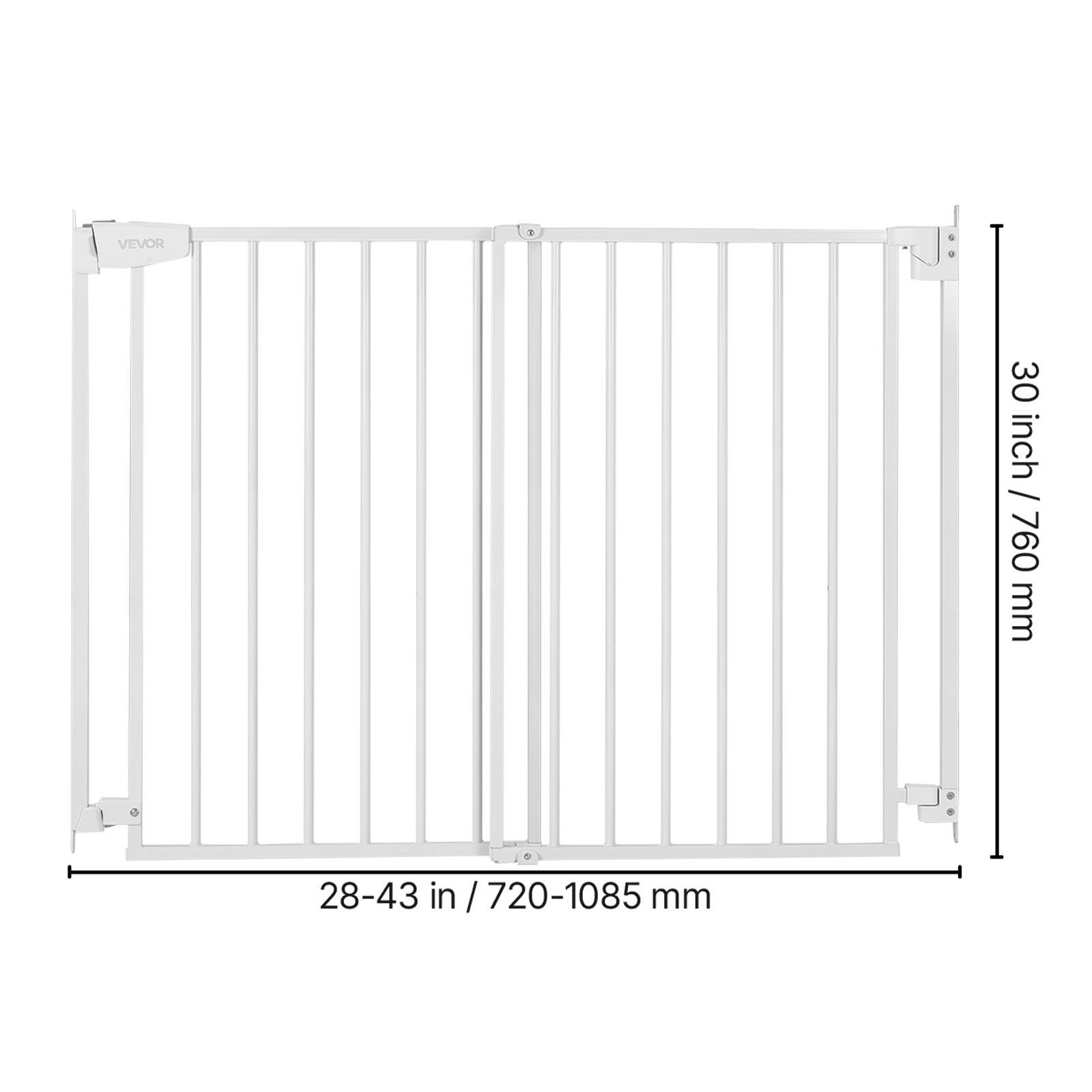 VEVOR  
30 inch / 760 mm  
28-43 in / 720-1085 mm