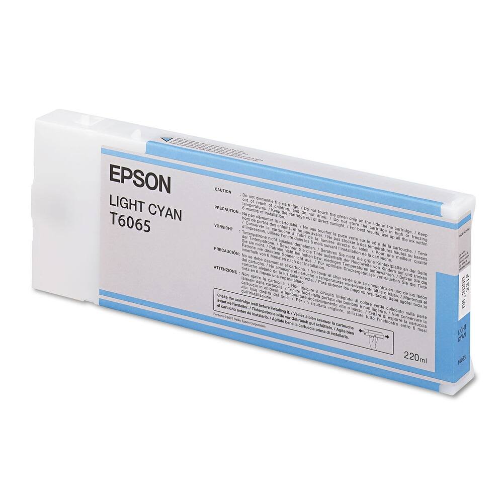 EPSON  
LIGHT CYAN  
T6065  

CAUTION  
Do not touch the green chip on the side of the cartridge.  
Keep children away from the cartridge.  
Do not expose the cartridge to direct sunlight.  
Do not store the cartridge in high temperatures.  
Do not store the cartridge in low temperatures.  
Do not store the cartridge in a humid environment.  
Do not store the cartridge in a vacuum.  
Do not store the cartridge in a car.  
Do not store the cartridge in a refrigerator.  
Do not store the cartridge in a freezer.  
Do not store the cartridge in a microwave.  
Do not store the cartridge in a dishwasher.  
Do not store the cartridge in a washing machine.  
Do not store the cartridge in a dryer.  
Do not store the cartridge in a oven.  
Do not store the cartridge in a microwave.  
Do not store the cartridge in a refrigerator.  
Do not store the cartridge in a freezer.  
Do not store the cartridge in a car.  
Do not store the cartridge in a washing machine.  
Do not store the cartridge in a dryer.  
Do not store the cartridge in an oven.  
Do not store the cartridge in a microwave.  
Do not store the cartridge
