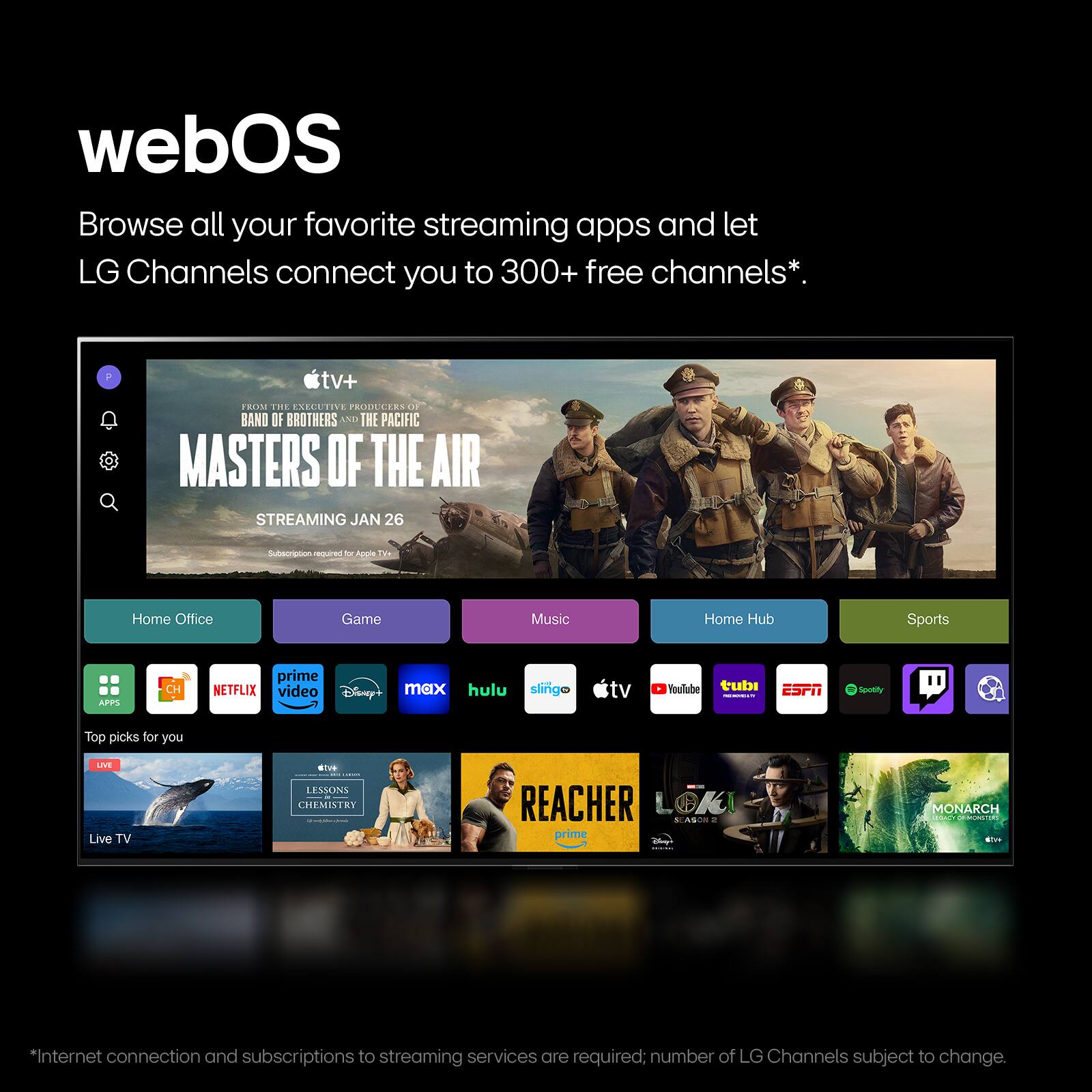 LG 65-Inch 4K HDR Smart Quantum Dot NanoCell Mini LED TV (2024) gallery view