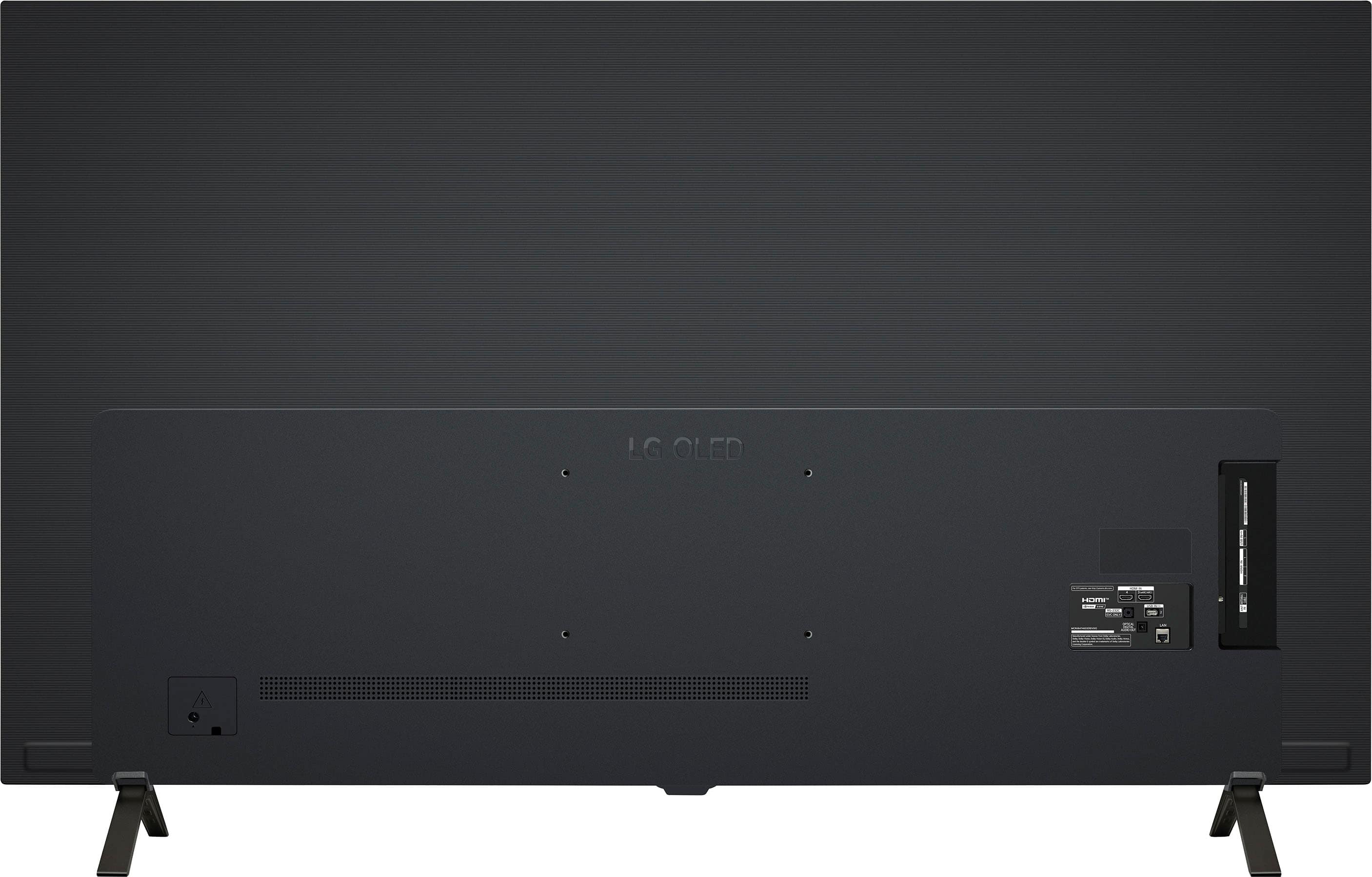 LG 77" Class 4K UHD OLED Web OS Smart TV with Dolby Vision B4 Series - OLED77B4PUA front and back view