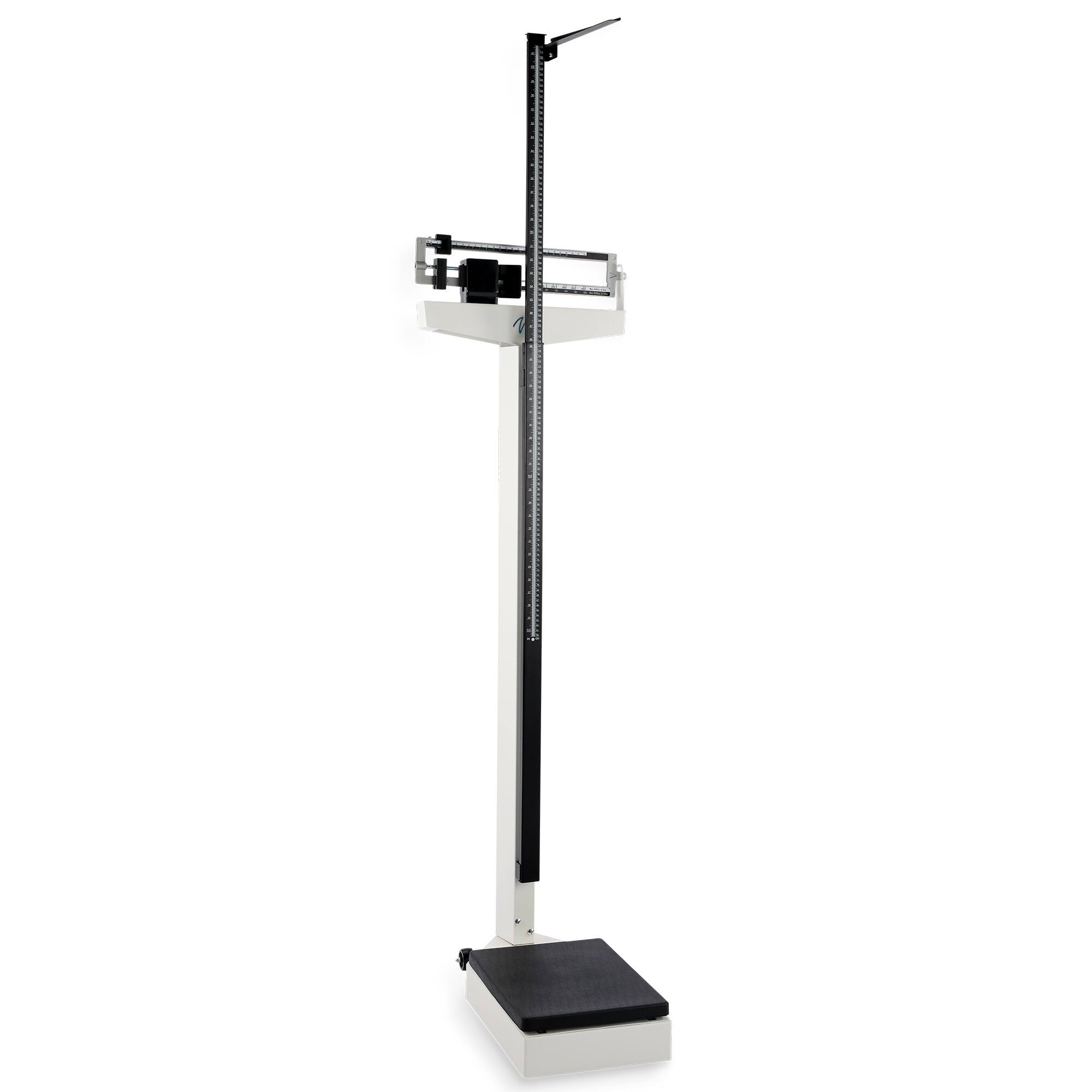 Alt View 9. Viva Comfort - ME904 Series Mechanical Beam Physician Scale with Height Rod - White.