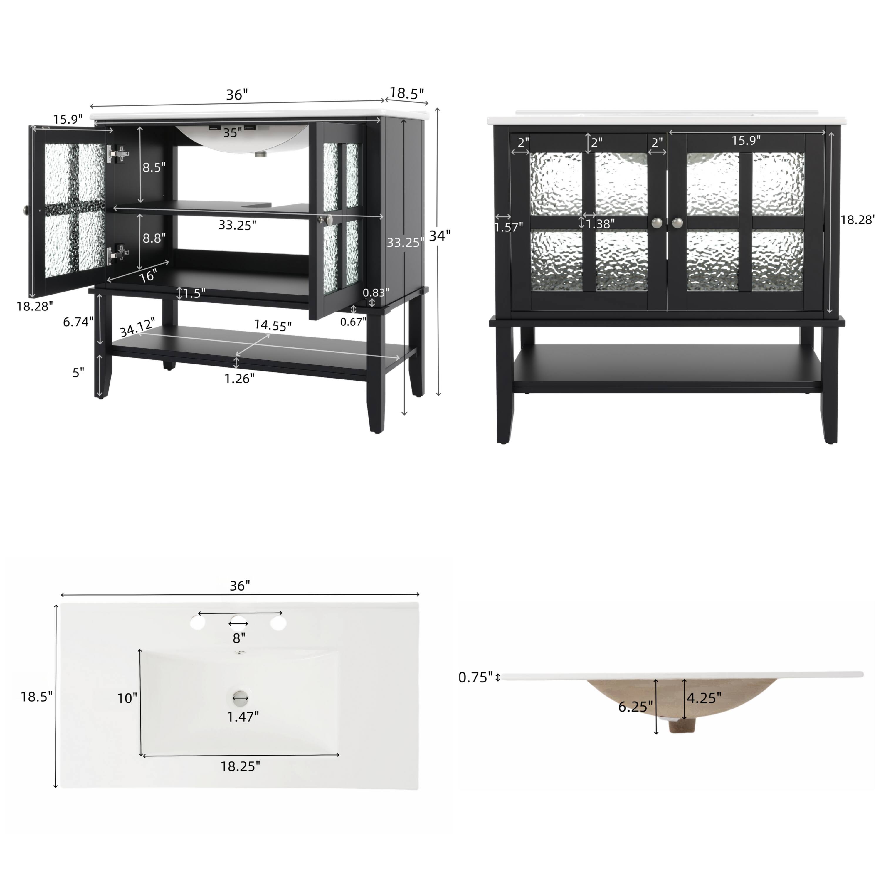 - 36"
- 18.5"
- 15.9"
- 8.5"
- 35"
- 2"
- 2"
- 2"
- 15.9"
- 8.8"
- 33.25"
- 34"
- 33.25"
- 1.57"
- 11.38"
- 18.28"
- 18.28"
- 6.74"
- 16"
- 11.5"
- 34.12"
- 14.55"
- 0.83"
- 0.67"
- 5"
- 1.26"
- 36"
- 8"
- 18.5"
- 10"
- 1.47"
- 0.75"
- 6.25"
- 4.25"
- 18.25"