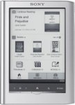 Front Standard. Sony - Reader Pocket Edition Digital Book - Silver.
