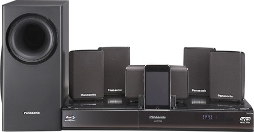 dat is alles Betekenisvol Wolkenkrabber Best Buy: Panasonic 1000W 5.1-Ch. 3D/Wi-Fi Blu-ray Home Theater System  SC-BTT350