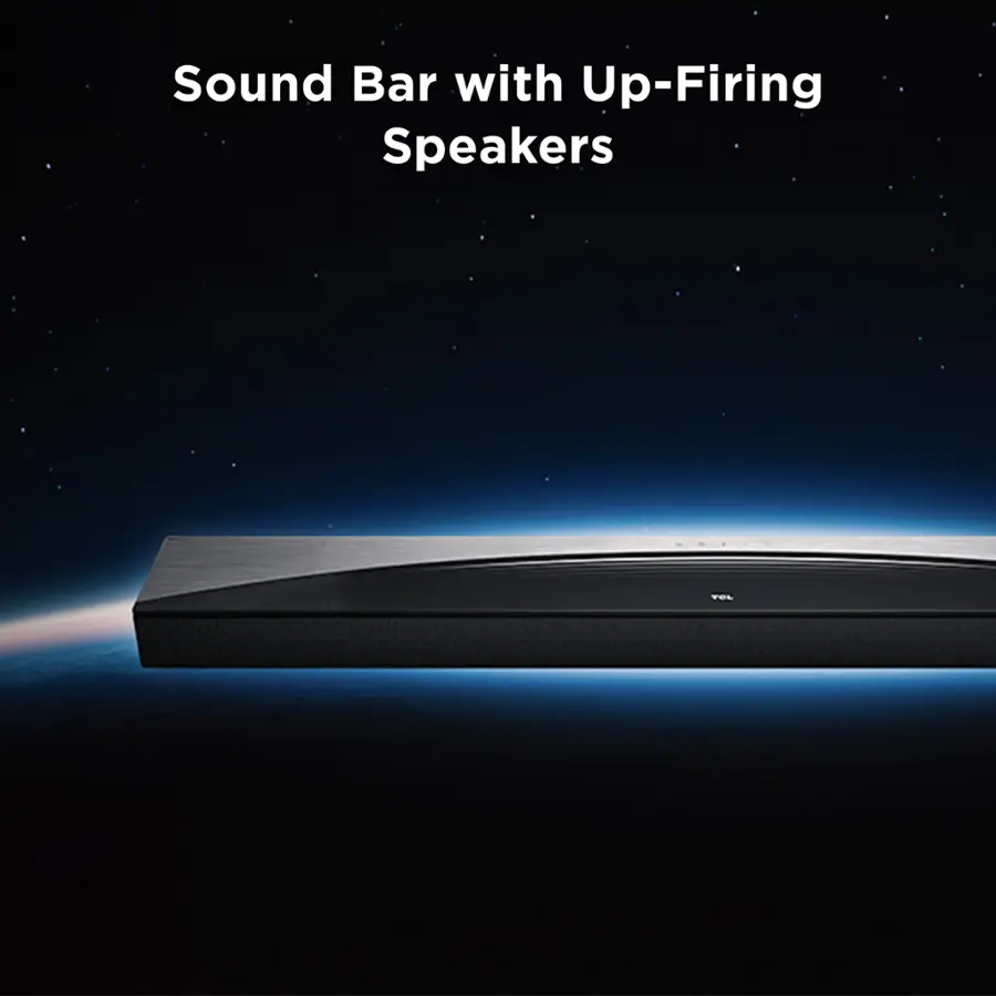 Sound Bar with Up-Firing Speakers