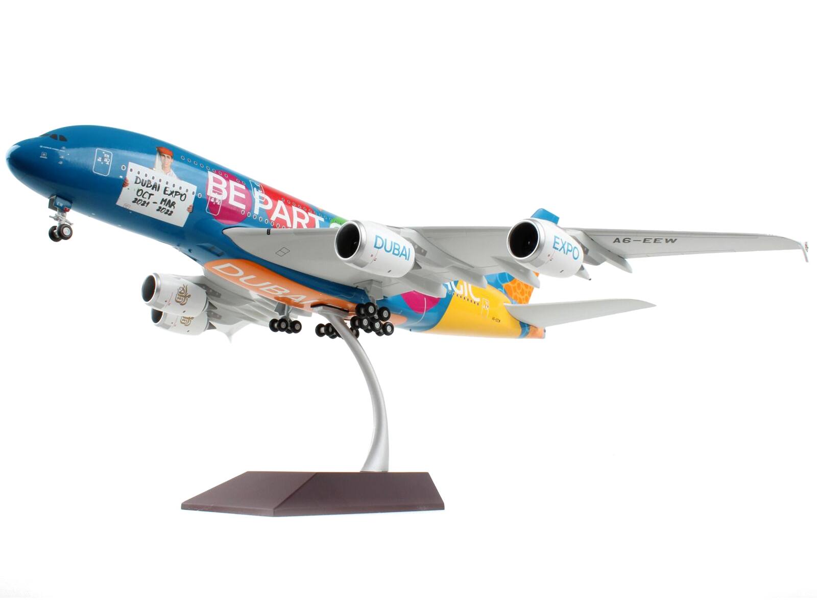 DUBAI EXPO  
OCT - MAR  
2021 - 2022  

BE PART  
DUBAI EXPO  

DUBAI  

A6-EEW