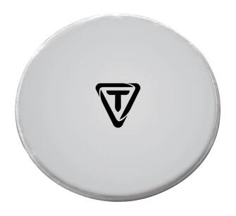 Front. Tycoon Percussion - Replacement Drumhead for Compatible Doumbek, Model-Specific Percussion Replacement Part.
