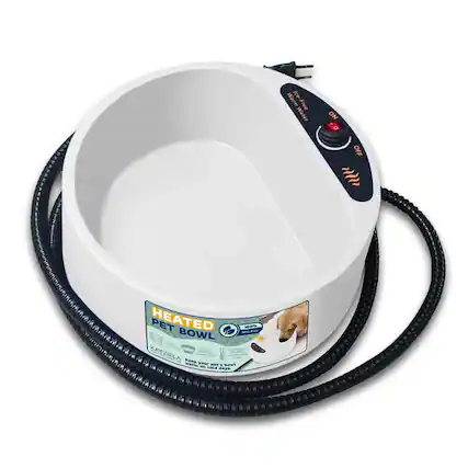 Warm Ice-Free NO OFF HEATED PET BOWL - 1 BOWL KATZIELA KAND your DeS's bowl - P days.