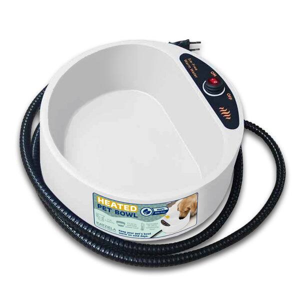 Warm Ice-Free NO OFF HEATED PET BOWL - 1 BOWL KATZIELA KAND your DeS's bowl - P days.