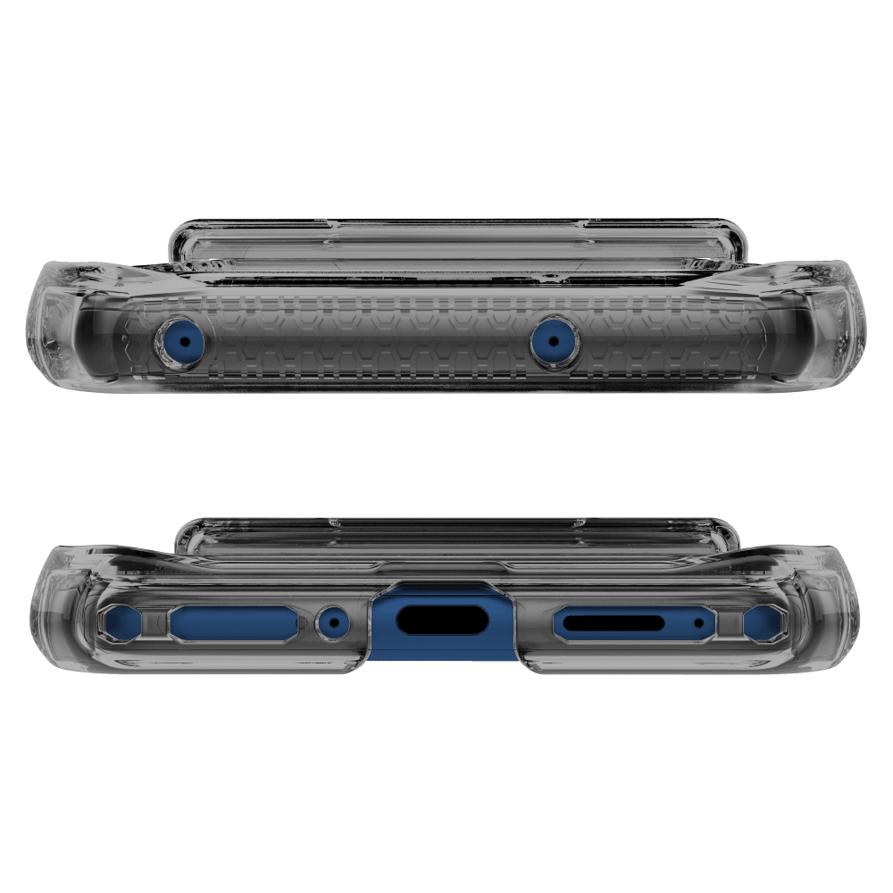 Alt View 2. Itskins - Hybrid_R Clear Case for Motorola Razr (2025) - Black Multicolor.