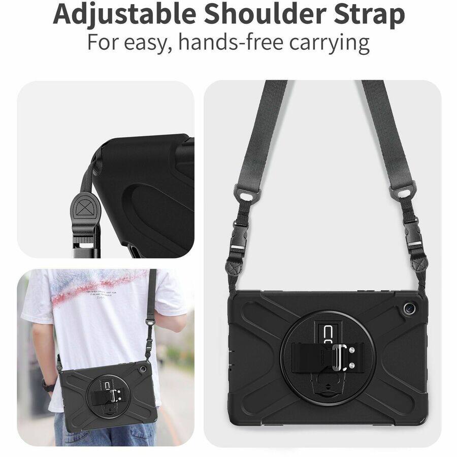 Adjustable Shoulder Strap  
For easy, hands-free carrying