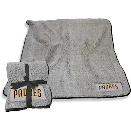 Logo Brands - San Diego Padres 50" x 60" Frosty Fleece Team Blanket - Multicolor