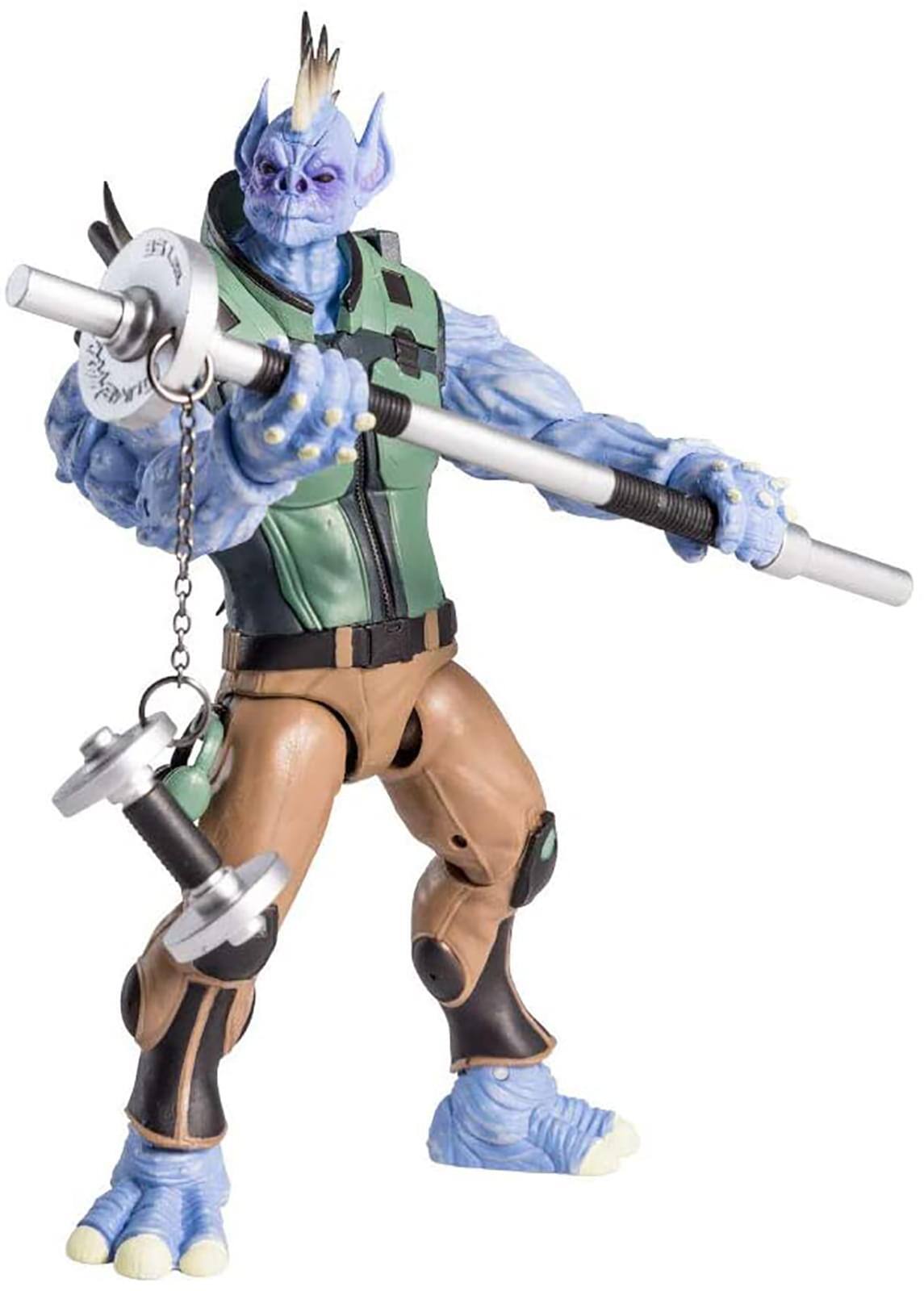 Front. Panda Mony Toy Brands - Alter Nation 7.5 Inch Phase 1 Action Figure | Quillroy - Blue.