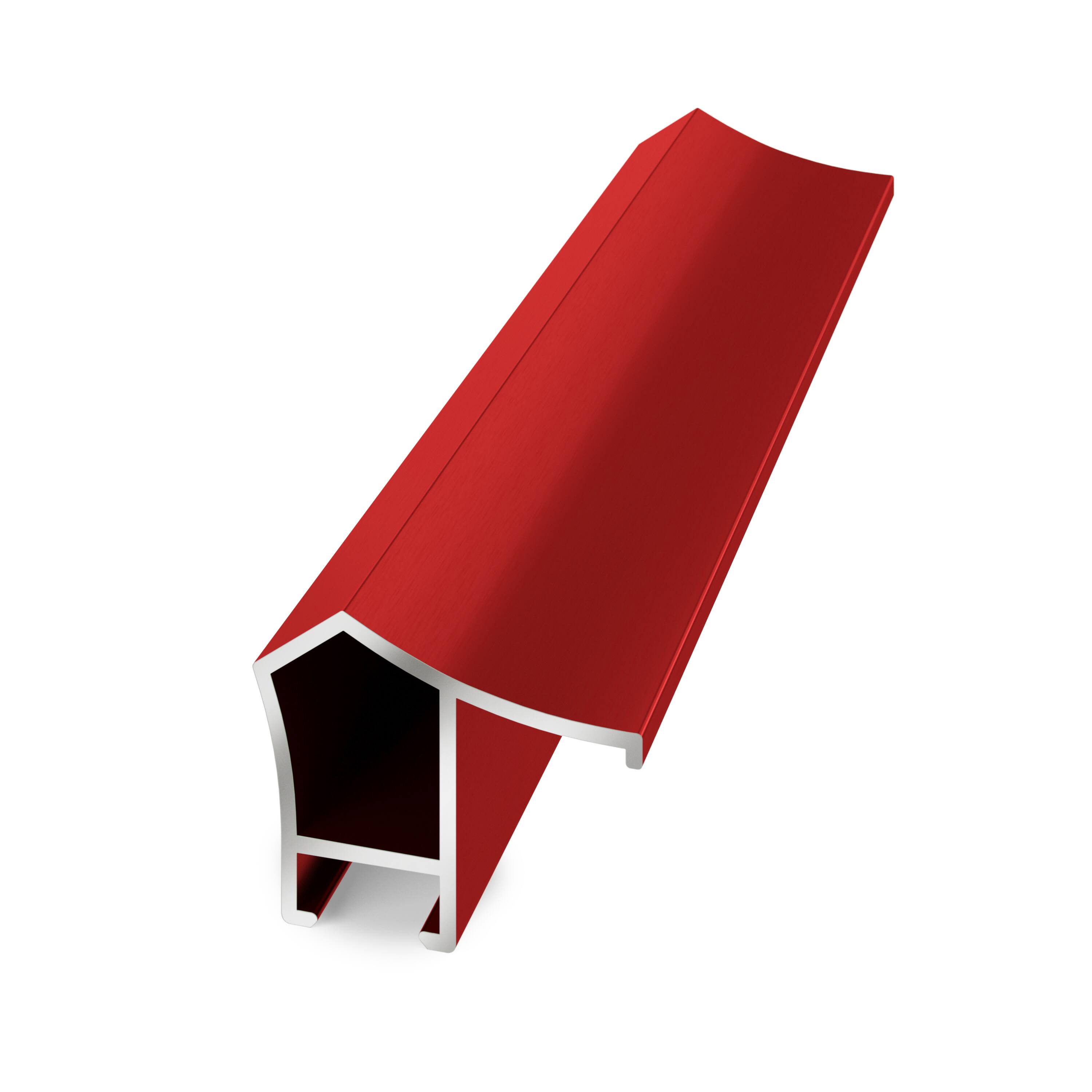 Alt View 15. Deco TV Frames - Alloy Prismatic Bezel for Samsung The Frame TV - 85" - Candy Apple Red.