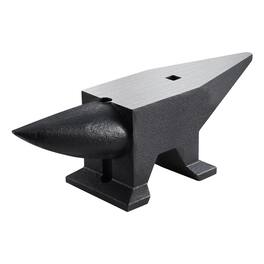 VEVOR - Cast Iron Anvil, 105 Lbs Single Horn Anvil with Large Countertop and Stable Base, High Hardness Rugged Round - Black