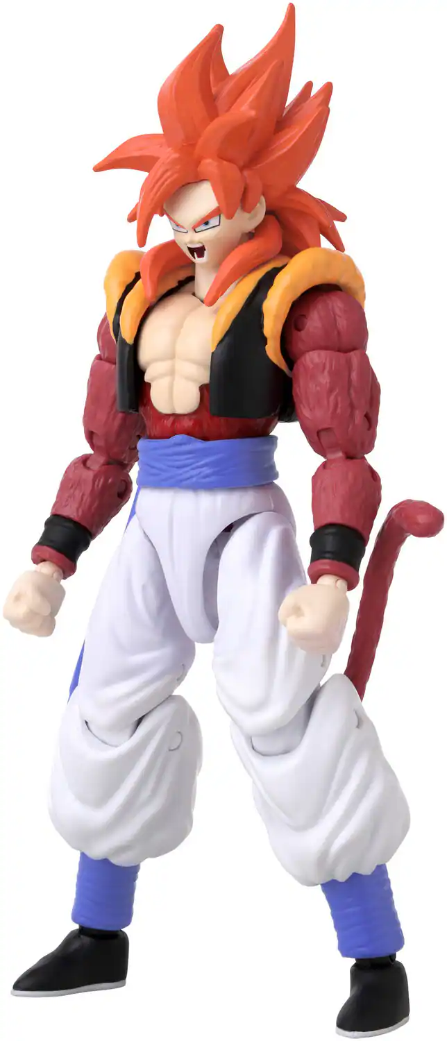 Alt View 4. Bandai - Bandai - Dragon Ball Super - Dragon Stars: Power Up Pack - Super Saiyan 4 Gogeta Set   - Collectibles - Multicolor.
