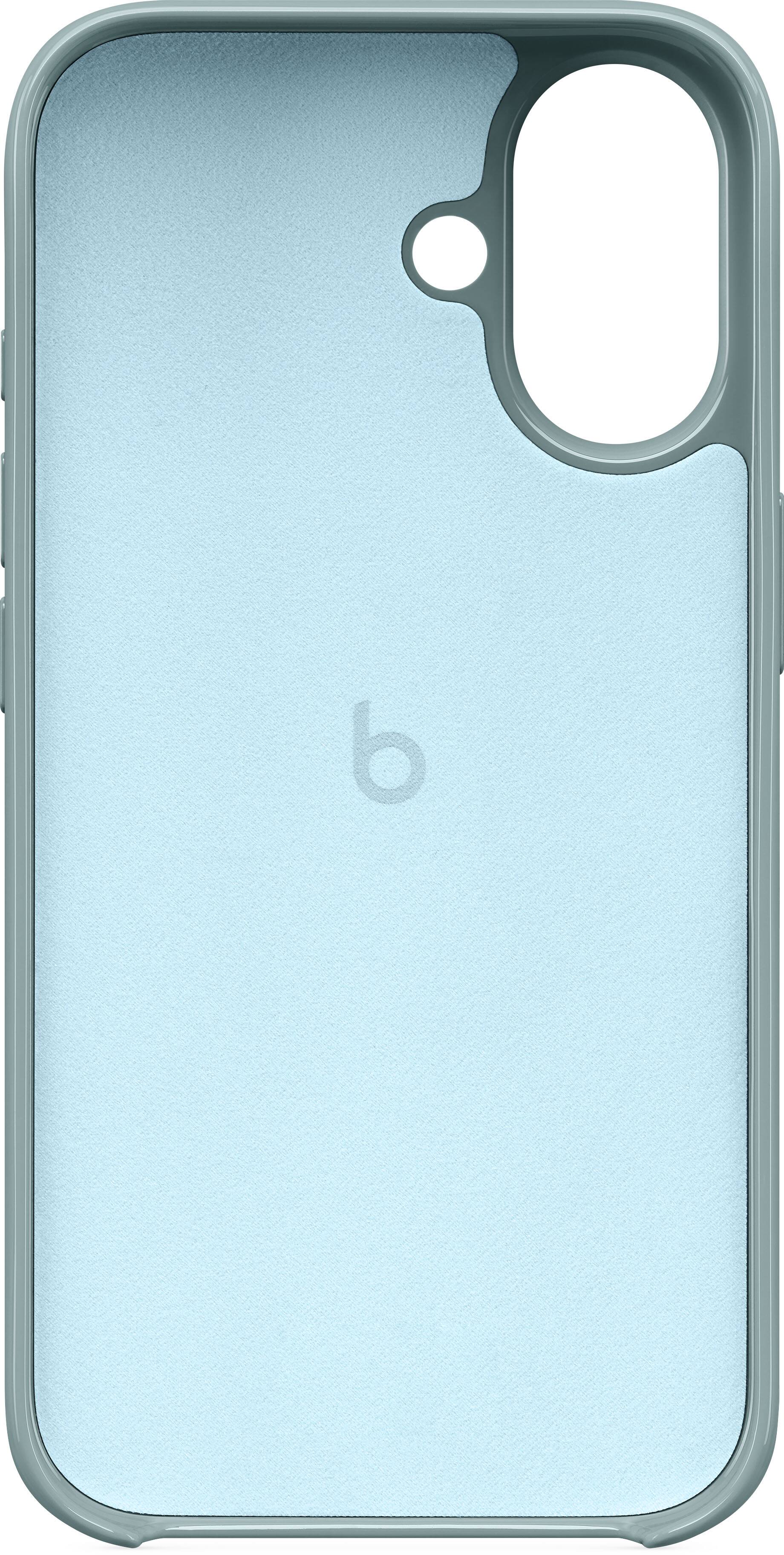Left. Beats - iPhone 16 Case with MagSafe - Riptide Blue.