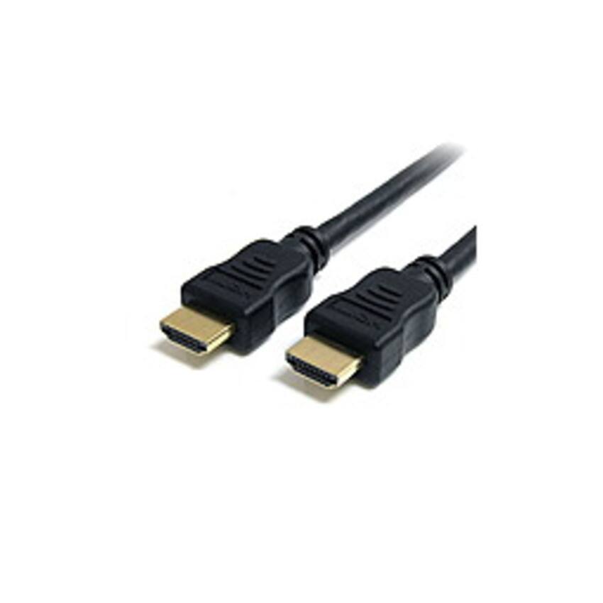 Front. Startech - .com 2m HDMI Cable - 4K High Speed HDMI Cable with Ethernet - 4K 30Hz UHD HDMI Cord - 10.2 Gbps Bandwidth - HDMI 1.4 Vid - Black.