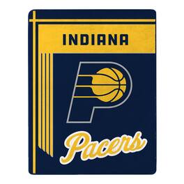 Sweet Home Collection - NBA Indiana Pacers 46" x 60" Microfiber Plush Throw Blanket - Blue