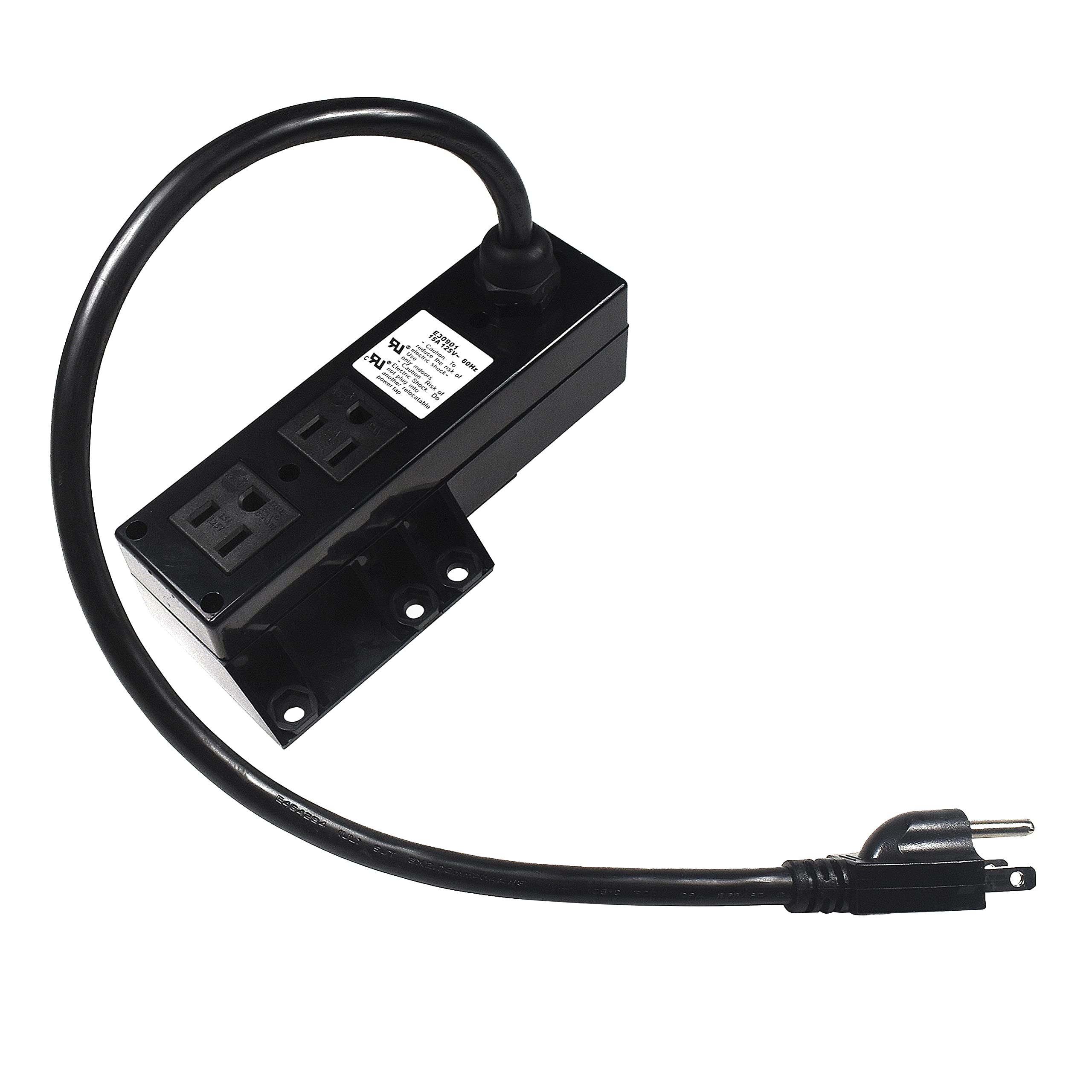 Angle. HQRP - Multi-Purpose Router Table Power Switch, Dust Control Switch, Power Tool 15A 125V UL Listed - black.