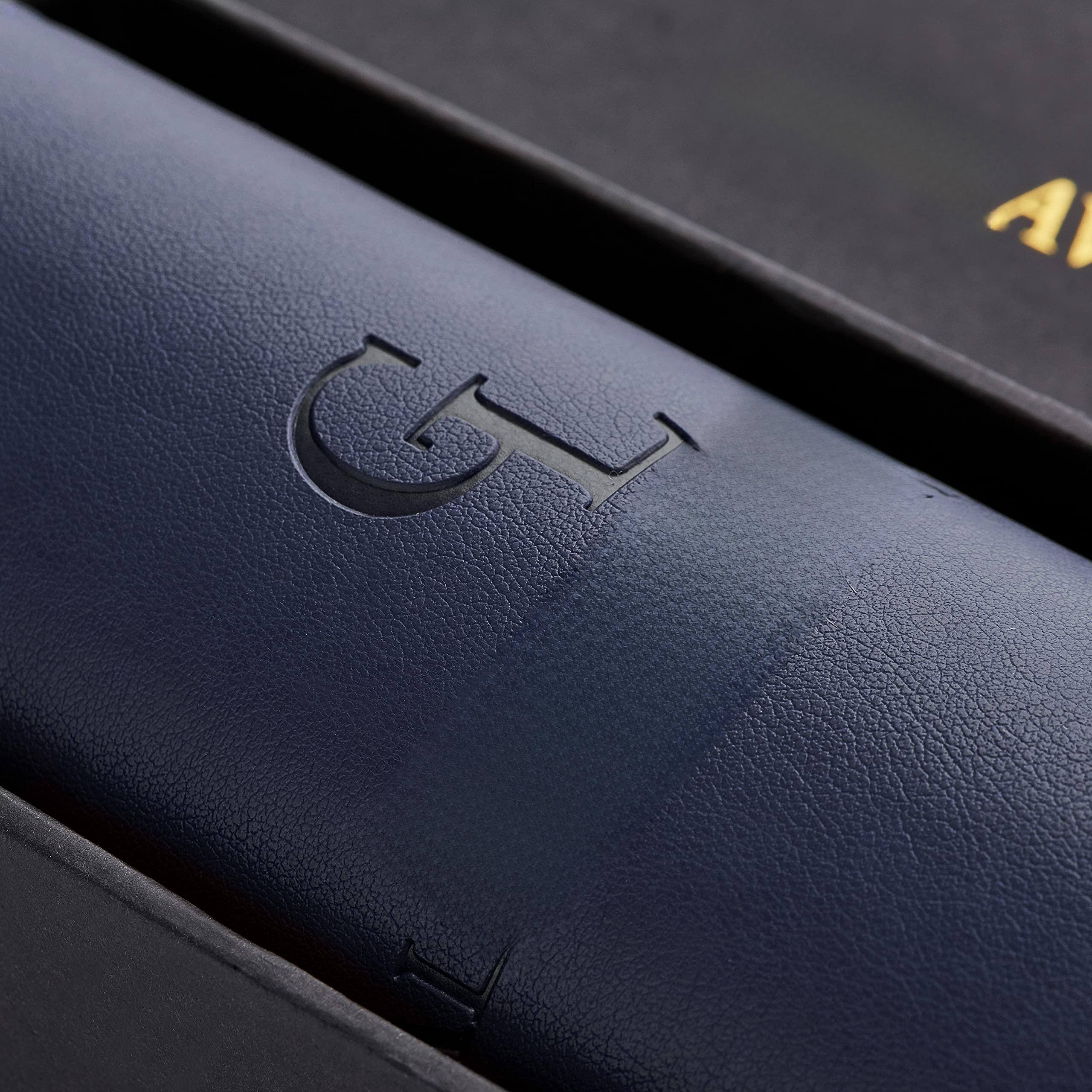 Alt View 5. Fabibe - Desk Mat Writing Pad - Office  Large 36" X 17" Navy Blue Mats On Top Of Desks Gift Ready Elegant Computer Cover Prote... - Black Large.