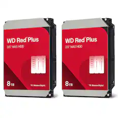WD Red Plus 3.5" NAS HDD 8TB
Western Digital