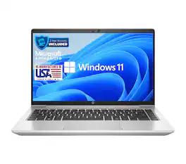 HP - Refurbished Excellent - ProBook 445 G8 AMD Ryzen 5 5600U 2.3GHz, 16GB, 256GB SSD, 14" FHD, Windows 11 Pro (Refurbished) - Silver