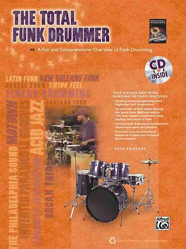 Front Standard. Alfred - The Total Funk Drummer Instructional Book and CD.