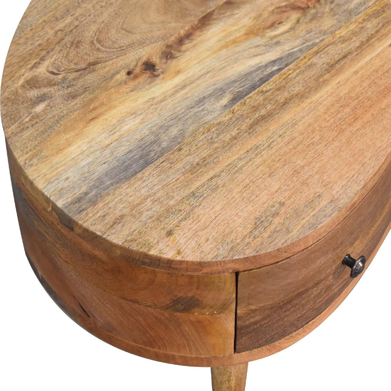 Alt View 2. Artisan Furniture - Mini Oak-ish Wave Coffee Table - oak-ish.