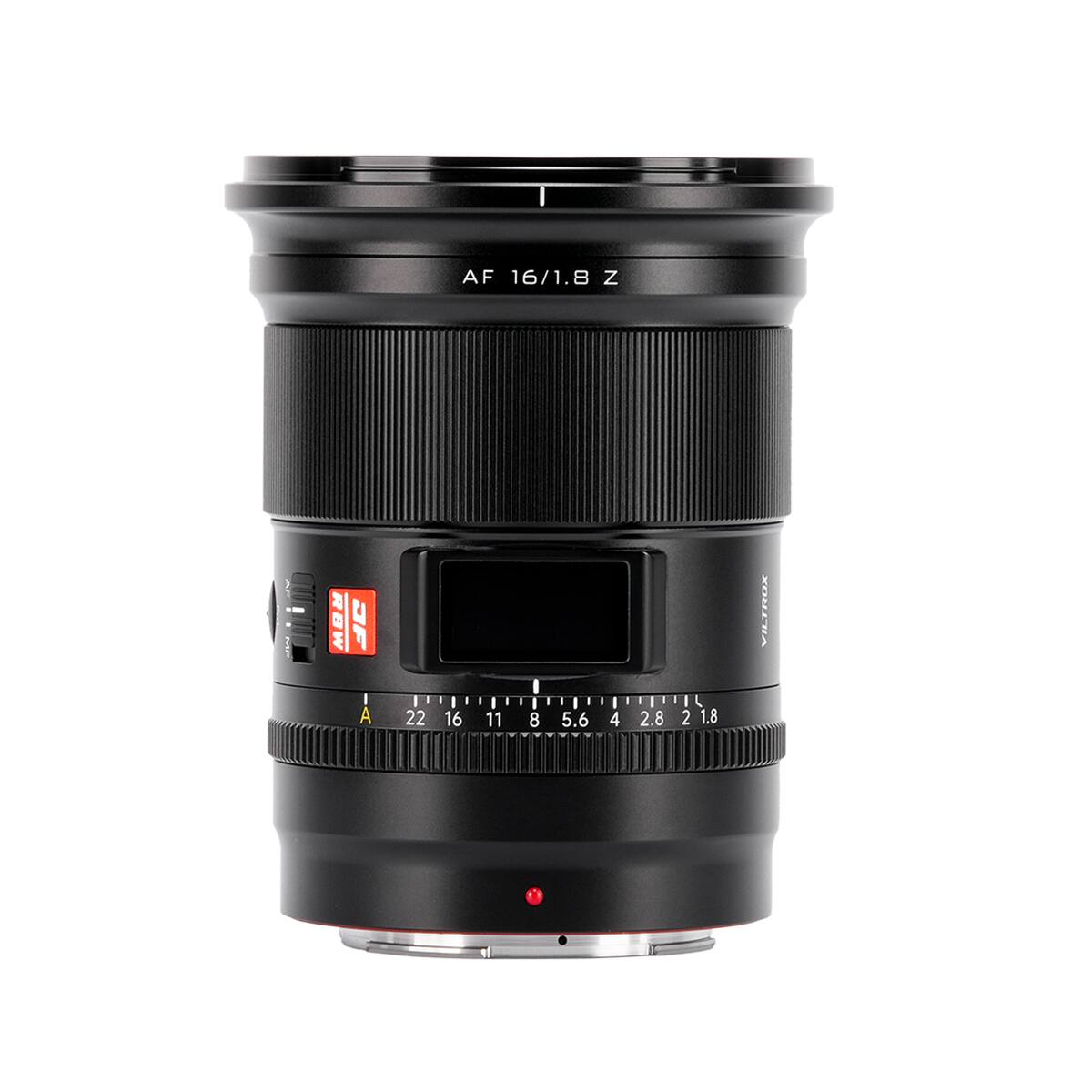AF 16/1.8 Z VILTROX I A I 22 I 16 11 8 5.6 4 2.8 L 2 1.8