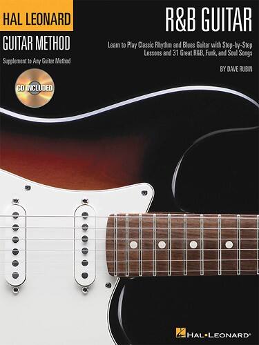 Front Standard. Hal Leonard - R&B Guitar Method Instructional Book and CD.